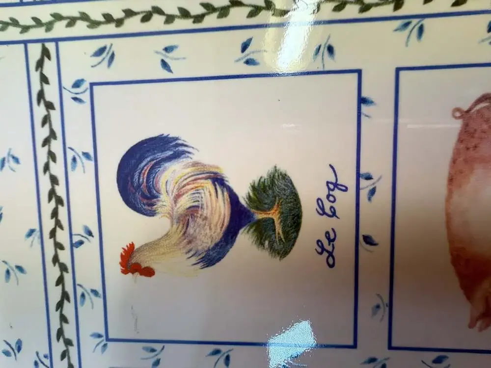 Linda‎ Grayson Farm Animal Decorative Ceramic Tile Wall Art
